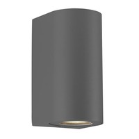Wandlamp Buiten Tweezijdig Grijs - GU10Fitting- Canto Maxi 2 Nordlux Wandlamp Buiten Tweezijdig Grijs - GU10Fitting- Canto Maxi 2