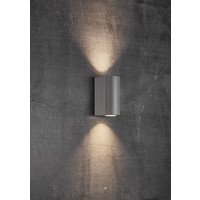 Wandlamp Buiten Tweezijdig Grijs - GU10Fitting- Canto Maxi 2 Nordlux Wandlamp Buiten Tweezijdig Grijs - GU10Fitting- Canto Maxi 2
