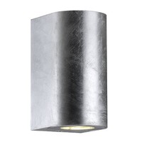 Nordlux Wandlamp Buiten Tweezijdig Gegalvaniseerd - GU10 Fitting - Canto Maxi 2