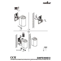 Nordlux Wandlamp Buiten Tweezijdig Messing - GU10 Fitting - Canto Maxi 2 - 15 jaar garantie