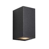 Wandlamp Buiten Tweezijdig Zwart - GU10 Fitting - Canto Maxi Kubi 2 Nordlux Wandlamp Buiten Tweezijdig Zwart - GU10 Fitting - Canto Maxi Kubi 2