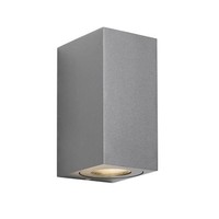 Nordlux Wandlamp Buiten Tweezijdig Grijs - GU10 Fitting - Canto Maxi Kubi 2