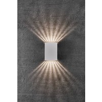 LED Wandlamp Buiten Wit - 2x3,5W LED - 3000K - Fold 10 Nordlux LED Wandlamp Buiten Wit - 2x3,5W LED - 3000K - Fold 10