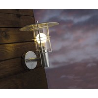 Wandlamp Buiten Gegalvaniseerd - E27Fitting - Fredensborg Nordlux Wandlamp Buiten Gegalvaniseerd - E27Fitting - Fredensborg