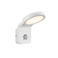 LED Wandlamp Buiten Wit - 10W LED IP44 - Marina Flatline Pir Sensor Nordlux LED Wandlamp Buiten Wit - 10W LED IP44 - Marina Flatline Pir Sensor