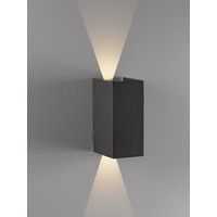 LED Wandlamp Buiten Tweezijdig Zwart - 3W LED IP54 - Norma Nordlux LED Wandlamp Buiten Tweezijdig Zwart - 3W LED IP54 - Norma
