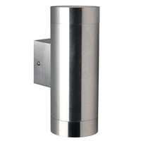 Wandlamp Buiten Tweezijdig - Roestvrijstaal - GU10 Fitting - IP54 - Tin Maxi Nordlux Wandlamp Buiten Tweezijdig - Roestvrijstaal - GU10 Fitting - IP54 - Tin Maxi