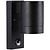 Wandlamp Buiten Eenzijdig - Zwart - GU10 Fitting - IP54 - Tin Maxi Sensor
