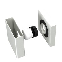 Wandlamp Buiten Wit - 2700K - IP54 - 13W LED - Turn Nordlux Wandlamp Buiten Wit - 2700K - IP54 - 13W LED - Turn