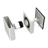 Wandlamp Buiten Wit - 2700K - IP54 - 13W LED - Turn Nordlux Wandlamp Buiten Wit - 2700K - IP54 - 13W LED - Turn