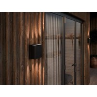 Wandlamp Buiten Zwart - 2700K - IP54 - 13W LED - Turn Nordlux Wandlamp Buiten Zwart - 2700K - IP54 - 13W LED - Turn