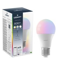 Lednify LEDNIFY WiZ Connected Smart LED Standard RGB - E27 - 8W - 806LM - 2200-6500K