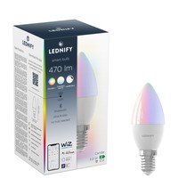 Lednify LEDNIFY WiZ Connected Smart LED Candle RGB - E14 - 5W - 470LM - 2200-6500K