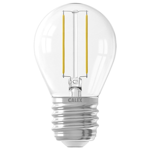 Calex Calex Spherical LED Lamp Filament - E27 - 200 Lm - Zilver Calex Spherical LED Lamp Filament - E27 - 200 Lm - Zilver