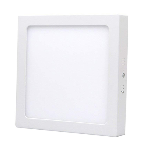 Lightexpert LED Plafondlamp  - Vierkant - 18W - 1300 Lumen - IP20 - 3000K  - Wit - 227 x 227 x 35 mm