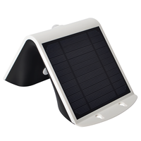LED Solar Wandlamp - 3W - 3000K+4000K - IP65 - Met Bewegingssensor Lightexpert LED Solar Wandlamp - 3W - 3000K+4000K - IP65 - Met Bewegingssensor