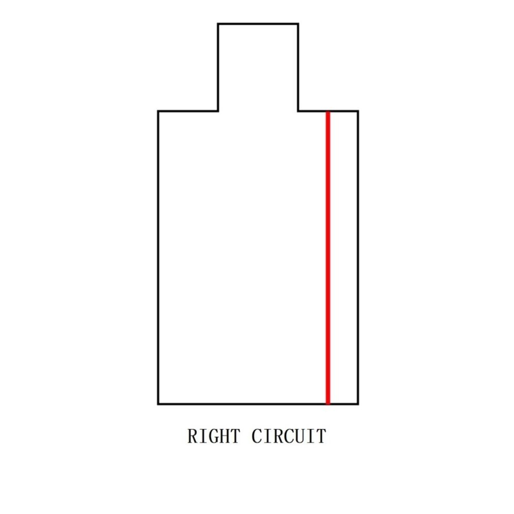 Lightexpert Power Connector Right - Zwart