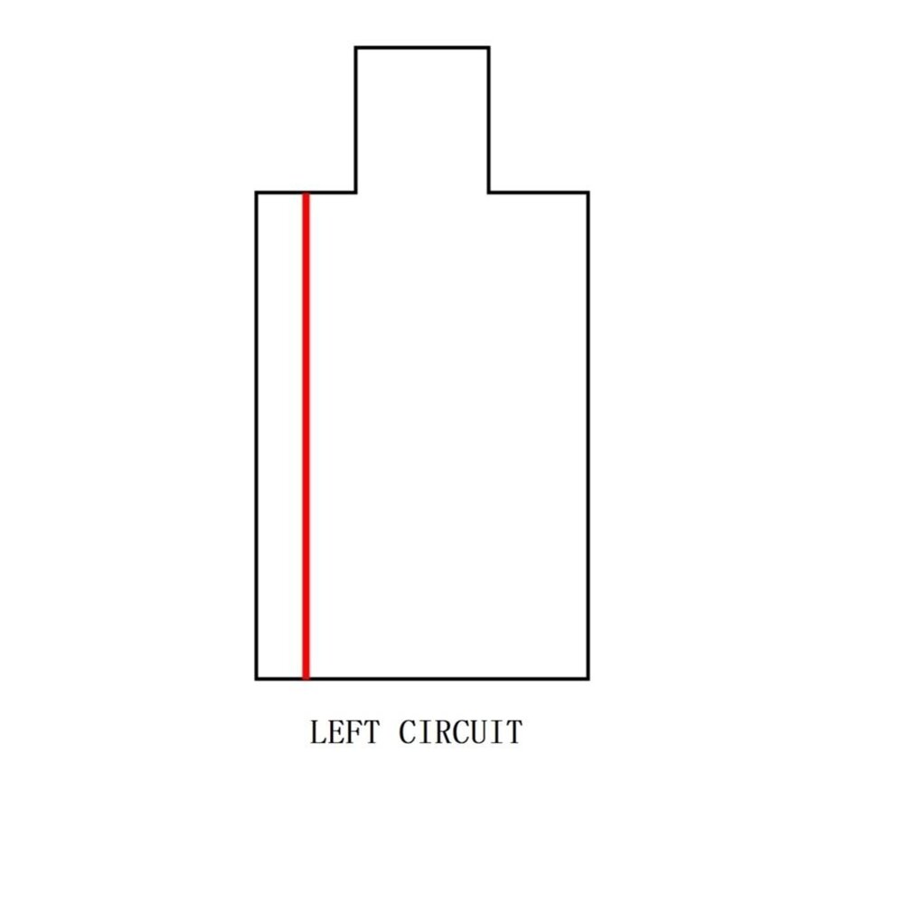 Lightexpert Power Connector Left - Zwart