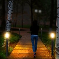 LED Sokkellamp Dally XL Incl. Bewegingssensor - E27 Fitting - IP44 - 110cm - Antraciet Lightexpert LED Sokkellamp Dally XL Incl. Bewegingssensor - E27 Fitting - IP44 - 110cm - Antraciet