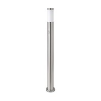LED Sokkellamp Dally XL Incl. Bewegingssensor - E27 Fitting - IP44 - 110cm - RVS Lightexpert LED Sokkellamp Dally XL Incl. Bewegingssensor - E27 Fitting - IP44 - 110cm - RVS