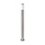 LED Sokkellamp Dally XL Incl. Bewegingssensor - E27 Fitting - IP44 - 110cm - RVS