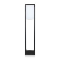 Samsung LED Sokkellamp Carol - 10W - 4000K - IP65 - 80cm - Zwart Lightexpert Samsung LED Sokkellamp Carol - 10W - 4000K - IP65 - 80cm - Zwart