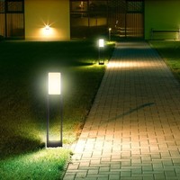 Samsung LED Sokkellamp Carol - 10W - 4000K - IP65 - 80cm - Zwart Lightexpert Samsung LED Sokkellamp Carol - 10W - 4000K - IP65 - 80cm - Zwart