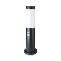 LED Sokkellamp Dally S Incl. Bewegingssensor - E27 Fitting - IP44 - 45cm - Antraciet Lightexpert LED Sokkellamp Dally S Incl. Bewegingssensor - E27 Fitting - IP44 - 45cm - Antraciet