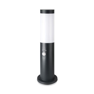 Lightexpert LED Sokkellamp Dally S Incl. Bewegingssensor - E27 Fitting - IP44 - 45cm - Antraciet LED Sokkellamp Dally S Incl. Bewegingssensor - E27 Fitting - IP44 - 45cm - Antraciet