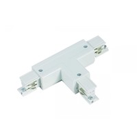 Lightexpert T-Vorm Connector Right-1 | 3-Fase Rails - Wit