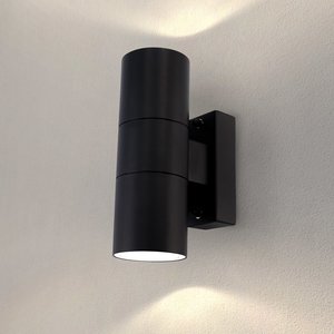 Ledvion LED Wandlamp Up & Down Telesto - Zwart - GU10 LED Wandlamp Up & Down Telesto - Zwart - GU10