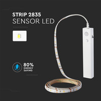 LED Strip - 1 Meter - 2700K - 2.4W - Incl. bewegingssensor Lightexpert LED Strip - 1 Meter - 2700K - 2.4W - Incl. bewegingssensor