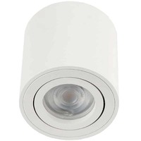 Lightexpert LED Opbouwspot - Rond - Wit - Kantelbaar - Excl. GU10 spot