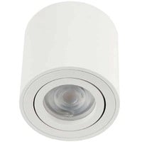 LED Opbouwspot - Rond - Wit - Kantelbaar - IP20 - Excl. GU10 spot Lightexpert LED Opbouwspot - Rond - Wit - Kantelbaar - IP20 - Excl. GU10 spot