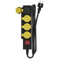 Calex Buiten Stekkerdoos - 4 Stopcontacten – Incl. 1,4M Kabel – IP44 Calex Calex Buiten Stekkerdoos - 4 Stopcontacten – Incl. 1,4M Kabel – IP44