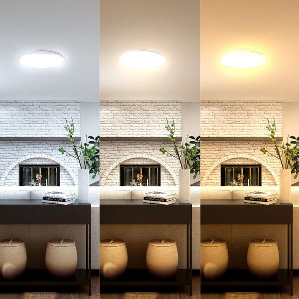 Lightexpert LED Plafondlamp - 18W - Lichtkleur instelbaar - IP20 - 1800 Lumen - Ø30 cm