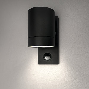 Ledvion Wandlamp buiten Met Sensor Colorado - Zwart - IP54 Wandlamp buiten Met Sensor Colorado - Zwart - IP54