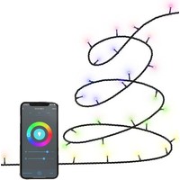 25m Calex Smart Kerstverlichting - RGB - 8.5W - IP44 Calex 25m Calex Smart Kerstverlichting - RGB - 8.5W - IP44