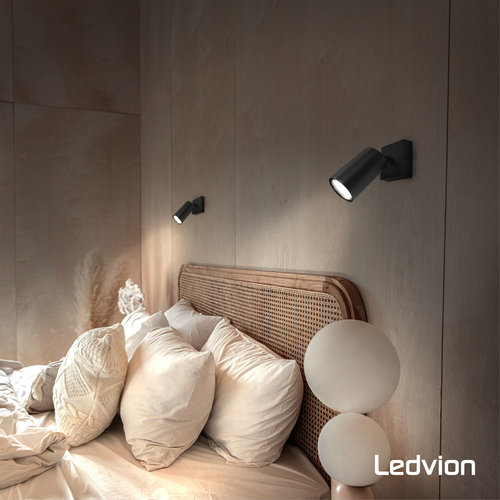 Ledvion 10x GU10 LED Spots - 4.5W - 2700K - 345 Lumen - Full Glass - Voordeelpak