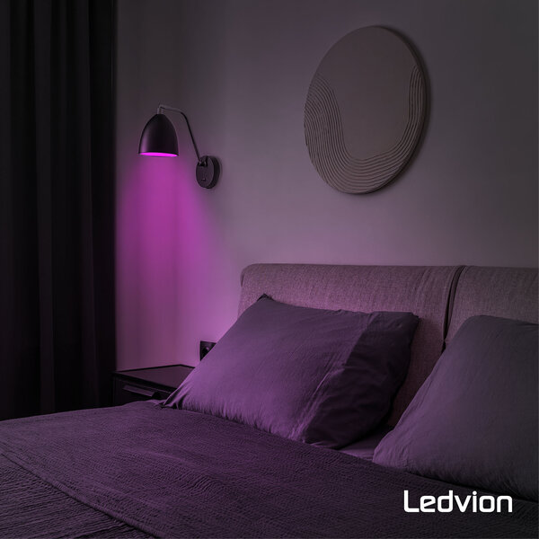 Ledvion Smart RGB+CCT E14 LED Lamp - Wifi - Dimbaar - 5W - 6 Pack