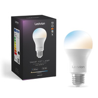 Smart CCT E27 LED Lamp - 2700-6500K - Wifi - Dimbaar - 8W - 6 Pack Ledvion Smart CCT E27 LED Lamp - 2700-6500K - Wifi - Dimbaar - 8W - 6 Pack