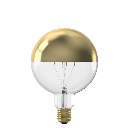 Calex Calex Globe Top Mirror Kopspiegellamp - E27 - 200 Lumen – Goud