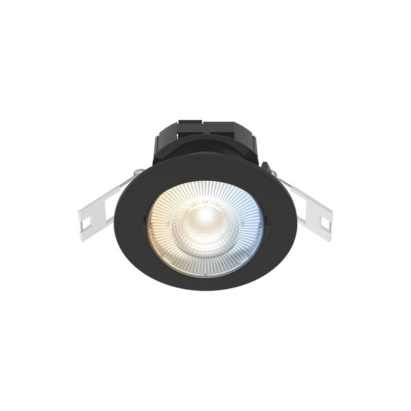 Calex Calex Smart LED Inbouwspots 5W - CCT - 345 Lumen - Ø85 mm - Zwart