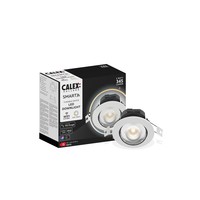 Calex Calex Smart LED Inbouwspots 5W - CCT - 345 Lumen - Ø85 mm - Wit