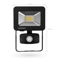 Ledvion Osram LED Breedstraler met Sensor 10W – 4000K - Quick Connector - 5 Jaar garantie