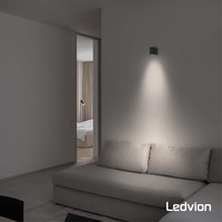Wandlamp buiten - Sacramento - Zwart Ledvion Wandlamp buiten - Sacramento - Zwart