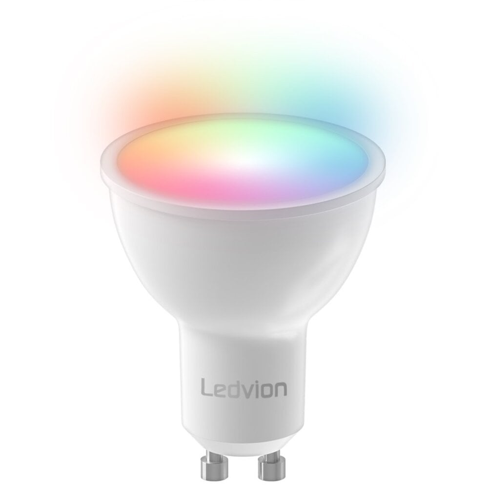 Ledvion Smart LED Prikspot - IP65 - 4,9W - RGB+CCT - 1 Meter Kabel - Aluminium