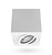 Dimbare LED Opbouwspot - Vierkant - Wit - 5W - 2700K - Kantelbaar - IP20