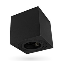Smart LED Opbouwspot - Vierkant - Zwart - 5W - RGBWW - Kantelbaar - IP20 Lightexpert Smart LED Opbouwspot - Vierkant - Zwart - 5W - RGBWW - Kantelbaar - IP20