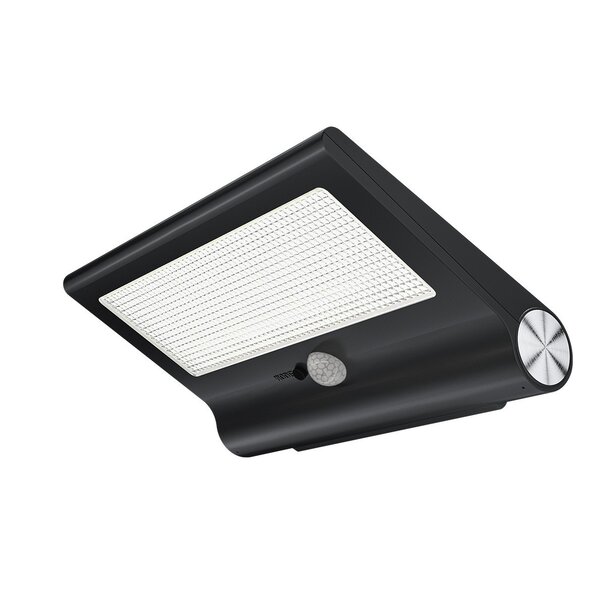 Calex Calex Solar Wandlamp Sensor - Zwart - 6000-7000K